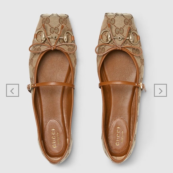 Gucci Brown Women's Ballet Flats - Picture 1 of 10